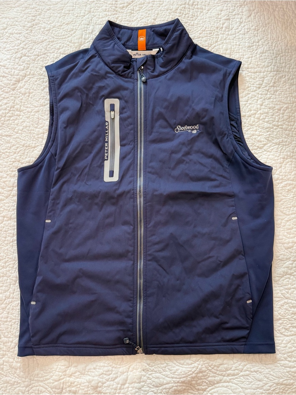 Peter Millar Navy Steelwood Performance Vest